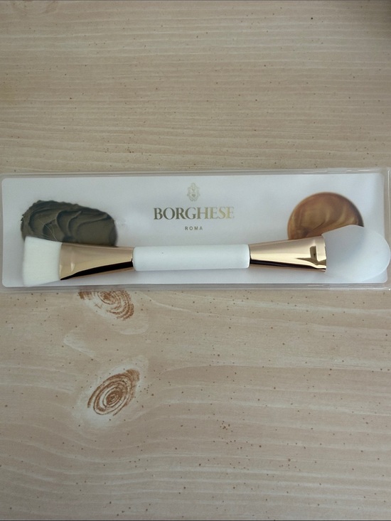 Borghese Other - Borghese Dual-Ended Facial Mask Applicator Brush - White & Gold